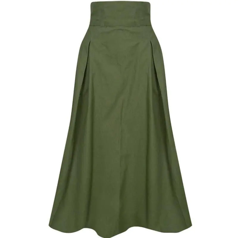 Korean Fashion Solid Color Skirt